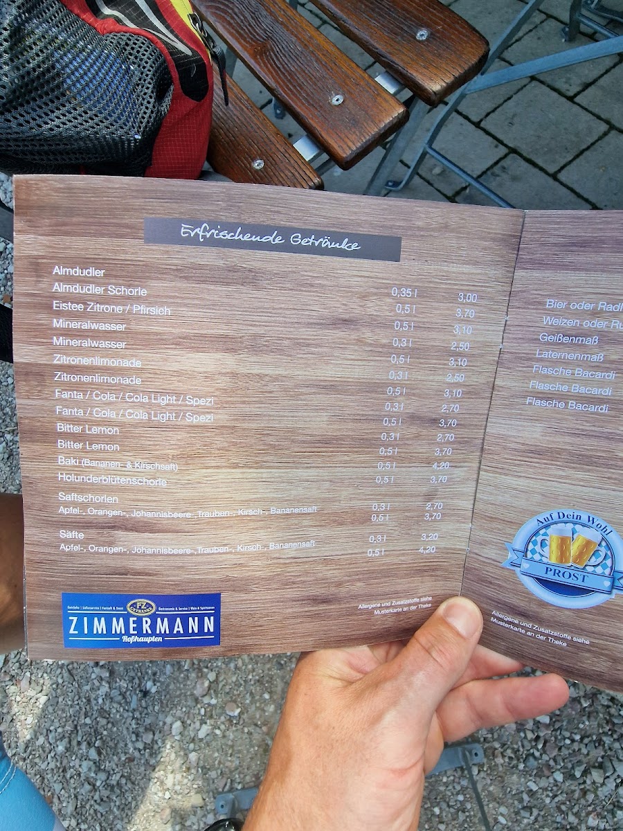 Menu Gasthaus Seerose-1